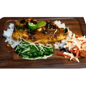 Filete de pescado Princesa