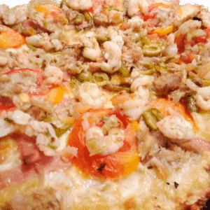 Pizza Napolitana Queso Gouda